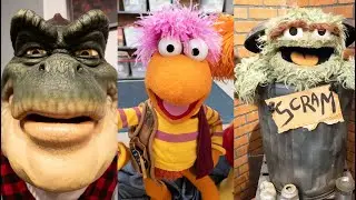 BTS at Jim Henson's Creature Shop with John Tartaglia from 