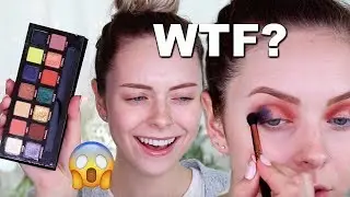 Using EVERY Eyeshadow In The Palette CHALLENGE