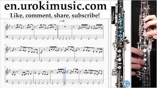 How to Play Oboe Major Lazer & DJ Snake - Lean On Tabs Part#2 um-i352