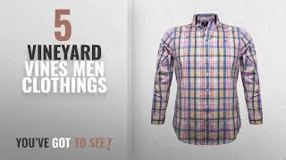 Top 10 Vineyard Vines Men Clothings [ Winter 2018 ]: Vineyard Vines Men's Charthouse Plaid Slim Fit