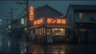 Rain Reflections on Empty Streets | Japanese Lo-Fi Vibes