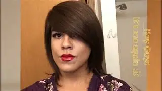 crossdresser in dress with high heels