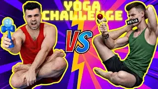 KENDAMA YOGA CHALLENGE cu HATER-ul de pe TikTok 🧘&zwj;♂️🔥 ERA SĂ LEȘINE!!