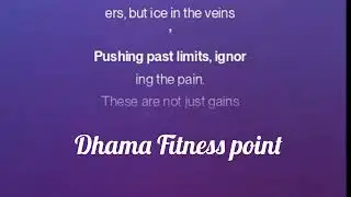 💥 Dhaama Fitness Point Anthem | Hardcore Gym Motivation | No Pain, No Limits ll David 💪🎶