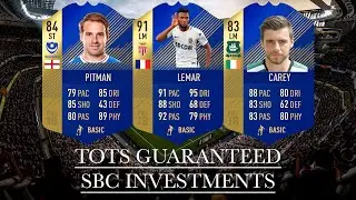 FIFA 18 TOTS GUARANTEED SBC INVESTMENTS THAT WILL MAKE YOU MILLIONS OF COINS!