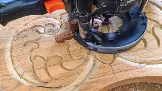 Wood carving ideas || how to wood carving || router machine skills and techniques.