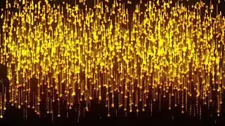 4k Golden VFX motion background || free vj loop background video || Particle lines moving background