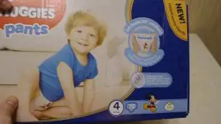 Распаковка Трусики-подгузники Huggies Pants Box 4 Boy 72 шт из Rozetka.com.ua