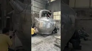 Metal sculpture making video | welding and fabrication sculpture project | outdoor public sculpture