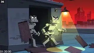Animatic for the &laquo;Spy Penguin&raquo; project.