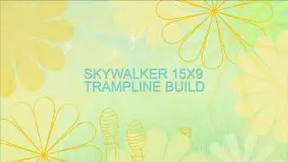 Skywalker 15' x 9' STRC915.2  Rectangular Trampoline Assembly