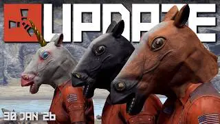 Double Diving tank, Horse masks, Paintball Turret | Rust Update 30th January 2026
