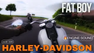 🔥 Harley-Davidson Vibes | Fat Boy & Sportster Ride with Pure Sound & Freedom 🔊🏍️