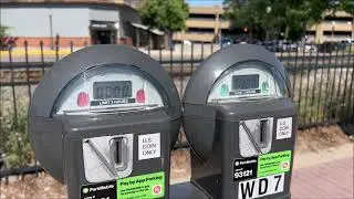 Parking Meter Expiring in Downtown Royal Oak MI