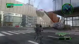 Earth defense force 2025 Xbox 360 game mini playthrough