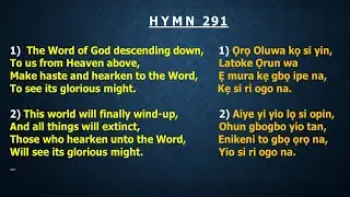 CCC Hymn 291 (Oro Oluwa ko si yin, latoke orun wa...) C.C.C Redemption Parish,Winnipeg, Canada