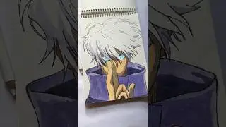 Drawing gojo || Jujutsukaisen character drawing || #animedrawing #anime #art