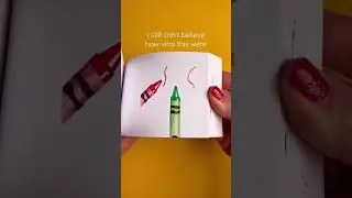 I posted this Crayola #flipbook last July and it got over 52 million views 🫠 #viral