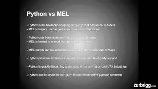 Python vs MEL
