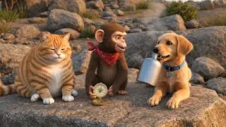 The Purr-fect Quest: A Zany Cat Cartoon Aventure You Won't Believe! Mysterious island