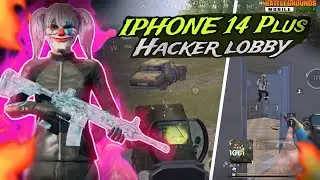 iphone 14 plus Hacker Lobby / 1v4 clutch 🔥 #bgmi #pubgmobile