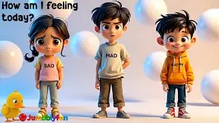 How Am I Feeling Today? | Feelings Song for Kids | Emotional Learning | Jumbblyfun