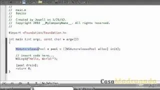 Tutorial Objective C - 2 - Explicar HelloWorld