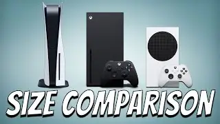 PS5 vs XBOX SERIES X- SIZE Comparison