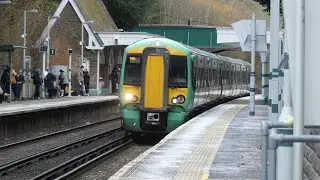 Class 377 departing Boxhill & Westhumble