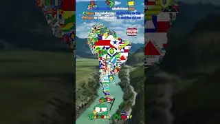 South america subdivisions map#worldmap#guianas#geography#southafrica#south#brazil#argentina#guiana