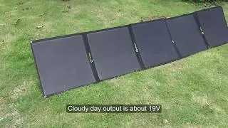 Lensun 200W 18V Ultralight Folding Portable ETFE Solar Panels for Camping, Trails, Caravans and RVs