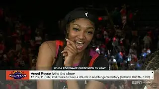 Angel Reese on set interview after WNBA All-Star Game | Chicago Sky