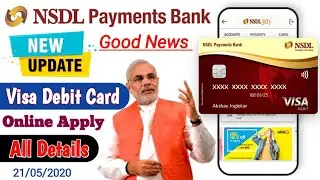 Nsdl payment bank physical debit card Apply | Nsdl Jiffy App Big Update 2020 | Nsdl Jiffy Debit Card