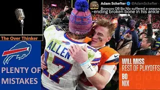 Bo Nix Broke his ankle. Broncos defeat Bills playoff reaction