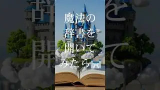 「魔法の辞書を開いてみたら🏰」　#Shorts #AIart #ファンタジー #Magic