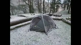 A chilly camp in the Peak District 