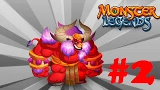 Monster Legends часть 2 -18 уровень. Монстр FireTaur
