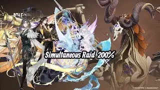 Ash Echoes - Simultaneous Raid - Grimoire of Asthala - 200% - F2P Electro Team