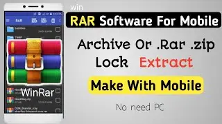 How to Use Rar apk For Android | Rar zip Extract With mobile | AK ANDROid TiPS | Bangla