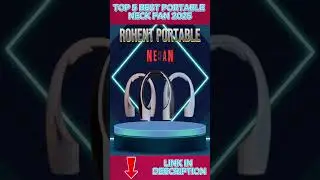 Top 5 Best Portable Neck Fans 2025 &ndash; Stay Cool Wherever You Go!