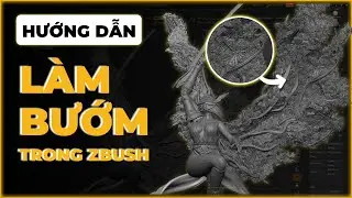 Tự Học 3D Online - Hướng dẫn làm bướm bằng lệnh Nanomesh trong Zbrush