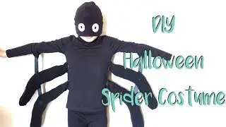 DIY - Halloween Spider Costume - Disfraz de araña Súper Low Cost para Halloween | MANNEKEN