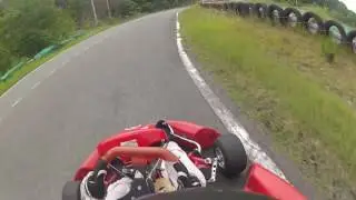 Outdoor Kart Racing:  Enduro at Hanna Sports Kart in Ikoma, Nara, Japan.
