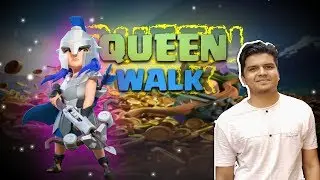 CLASH OF CLANS LIVE || MORNING CHILL STREAM || LEARNING QUEEN WALK || MAX BASE || FACECAM