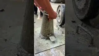 Concrete Check Quality At Plant #youtubeshorts #concrete #cement #shorts