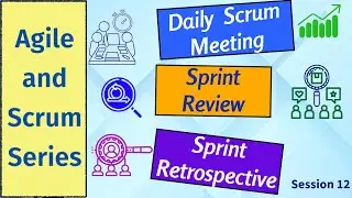 What is Daily Scrum Meeting? What is Sprint Review & Sprint Retrospective?#scrumevents #sprintreview