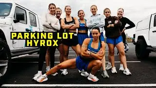 Мы построили полноценный курс HYROX на нашей задней парковке!