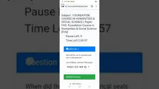 NSOU BDP FHS ONLINE EXAM ANSWER 2021 OCTOBER