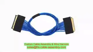 Samtec QMS coaxial cable assembly custom CAN Bus 2.5 mm Crimp Style Connectors Wire-to-Board type JS