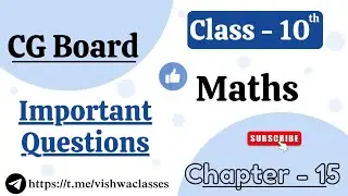 10th Maths Chapter 15 IMP